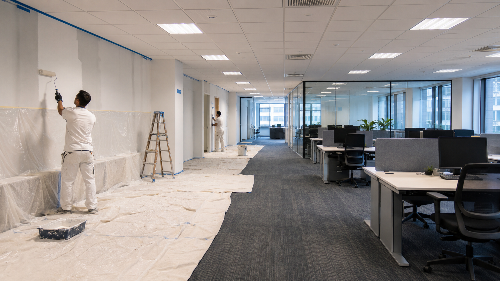 Commercial Painting Without Unnecessary Business Disruption Image