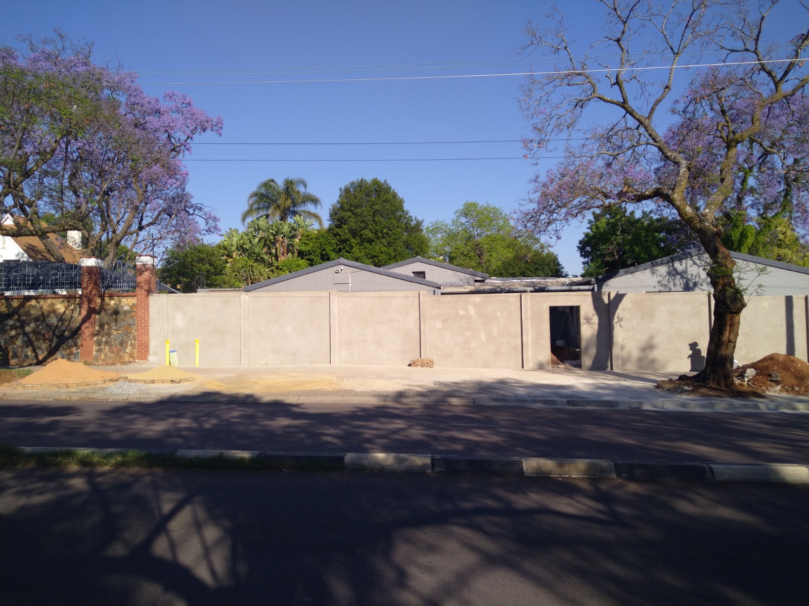 Street-Facing Estate Boundary Before Project