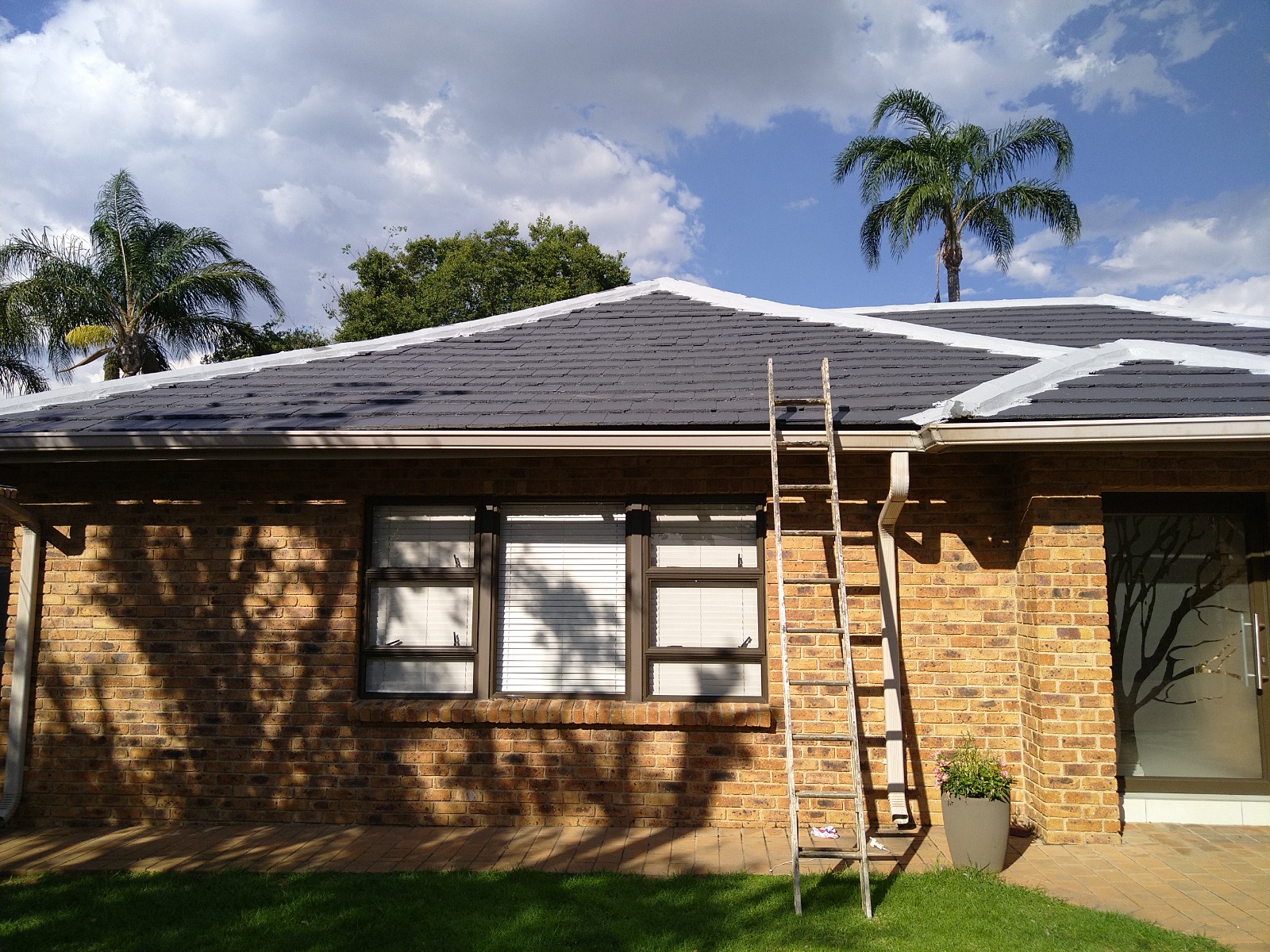 Solar Roof Restoration Before Project